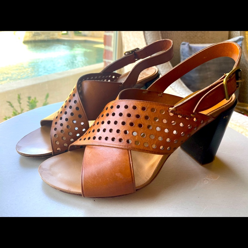 Leather Heeled Sandals